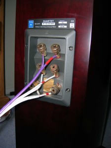 Modified speaker terminal panel (exterior)